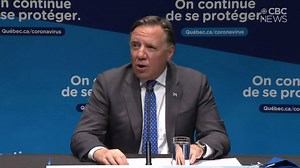 28K views · 308 reactions | "We must act strongly right now," said Quebec Premier François Legault. For 28 days in October, nearly all home visits are banned and restaurant dining rooms and bars must close. | CBC Montreal | Facebook