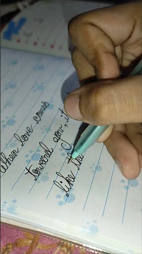 Stylish Cursive Handwriting #staywithmychannel #cursivehandwriting #calligrphylearning