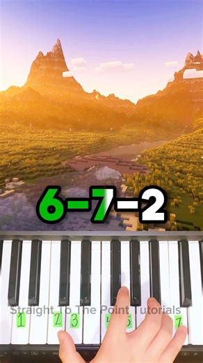 Minecraft Clark - Piano Tutorial #shorts