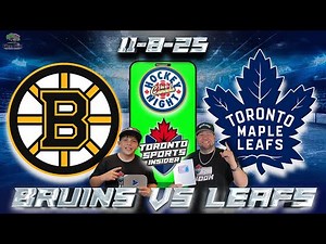 11-8-25 Vertical Boston Bruins vs Toronto Maple Leafs Reaction | NHL Play-by-Play