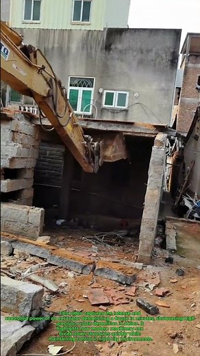 Total Destruction Watch this Excavator Demolish a House in Minutes