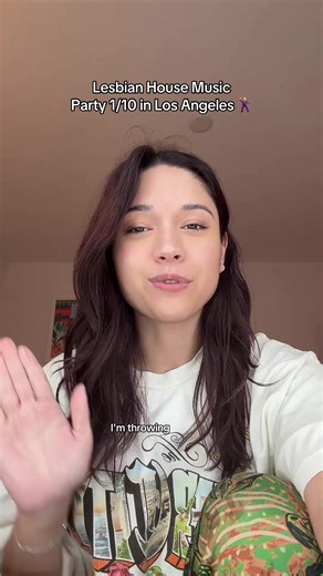 rsvp for honeys & networking in blo 🫶 lmk what t shirt you’re gonna pull up in 👀🤭 #wlw #lesbiansoftiktok #losangeles #raversoftiktok #housemusic