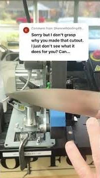 Answering why do you cut away that part of the angle guide #knifesharpening #knowledge