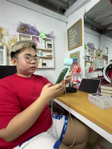 Mini fan na power bank pasabog HAHHAHA