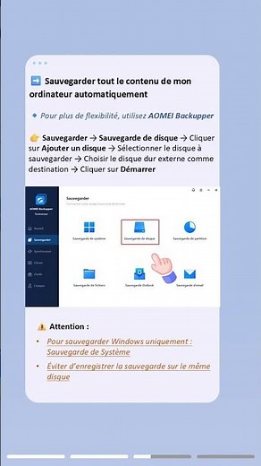 Comment sauvegarder tout son PC avant une panne ou un changement