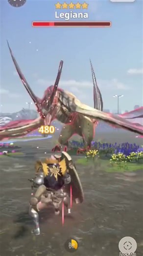 Monster Hunter Now Gunlace Gameplay Hunt Legiana #monsterhunt #monsterhunter #gunlance