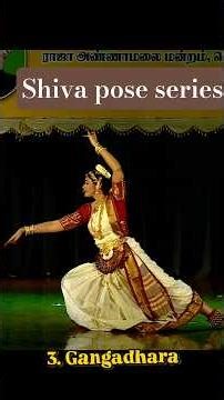 Shiva pose series in Bharatanatyam #dance #lordshiva