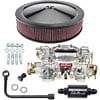 Edelbrock 1405K2: Performer Series 600 CFM Black Manual Choke Carburetor Kit - JEGS