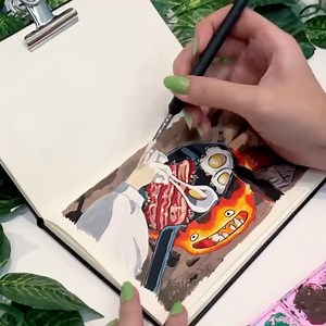 1.2K views · 78 reactions | Drawing Calcifer from Howls moving castle Credit to: @shryma | Studio Ghibli, Japan and Anime Fans | Facebook