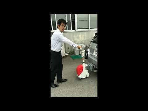 「重量物らくらく運搬 パワーアシストユニット」デモ動画