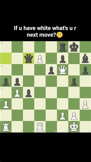 Can u guess the next move?🤔 #chess #puzzle #chessmaster #chessbot #checkmate #chessplayer #shorts