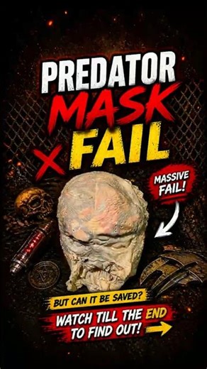 Predator Mask FAIL… Final Reveal 😳