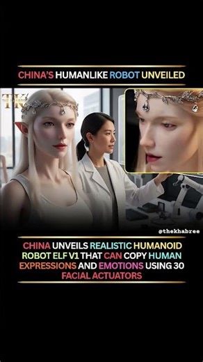 China Unveils Humanlike Robot-ELF V1