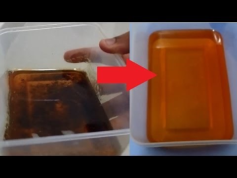 How to clean cooking oil