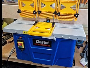 Clarke router table CBTSR / scheppach router table HF50 - Quick review