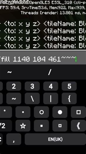 how to use fill command