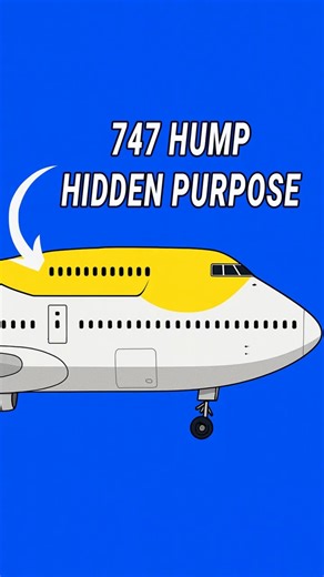 The Boeing 747’s Hump Was Never Meant for Passengers!