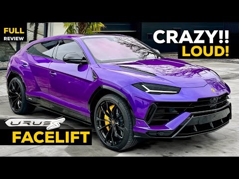 2024 Lamborghini URUS S NEW Facelift BRUTAL LOUD Sound V8 Revs FULL Review Exterior Interior