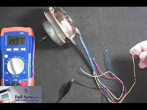 Motor de 5 cables. (3 Velocidades) - Como conectarlo - Parte 1