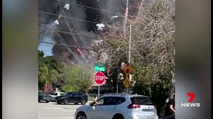 44K views · 263 reactions | Los Angeles locals have had to run for their lives after a huge supply of fireworks stored in a home exploded. Report on 7NEWS at 6pm. www.7NEWS.com.au #7NEWS | 7NEWS Brisbane | Facebook