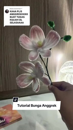 Membalas @f Ini yaa tutorial bunga anggrek 💐🥰 Next buat tutorial bunga apa lagi ya?? #anggrek #bungaanggrek #bungakawatbulu #pipecleanerflower #fyp #fuzzyflo