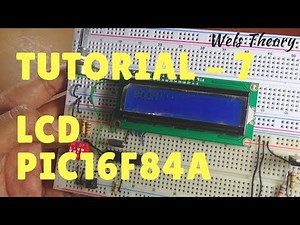 LCD - Tutorial PIC16F84A (ASM) - Wels Theory