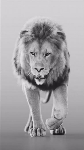 Lion Walk Cycle – Front View Animation Test