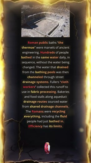 Hundreds Of Romans Bathed In The Same Water Without It Being Changed