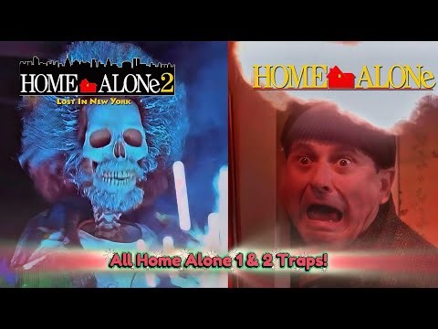 All Home Alone & Home Alone 2 Traps - 4K Compilation