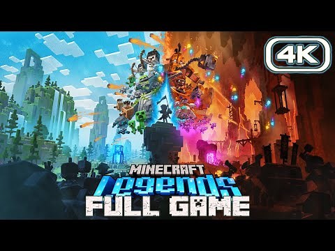 Minecraft Legends - FULL GAME Gameplay Walkthrough (4K 60FPS) No Commentary
