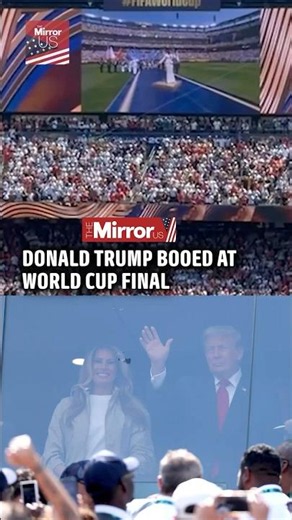 Donald Trump ruthlessly booed at World Cup final seconds after national anthem