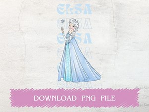 Elsa Watercolor Digital Art, Princess Elsa Png, Elsa Cricut Png, Elsa Clipart, Family Trip Png, Vacay Mode Png - Etsy