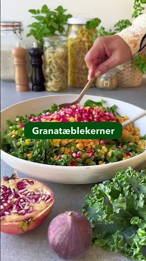 Grønkålssalat med hamburgerryg