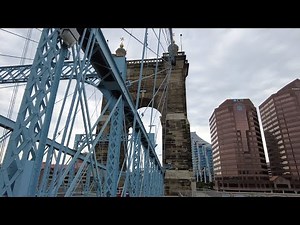 Walking John A. Roebling Suspension Bridge | Cincinnati Ohio 2022