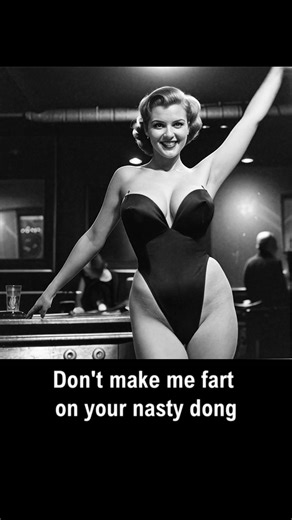 A special treat from 1959. Bessy Johnson - Don't Make Me Fart On Your Nasty Dong. Performed at the Willy Jazz House in the town she grew up. #50smusic #NostalgiaVibes #oldisgold#fypppppppppppppppppp #bannedvinylcollection Facebook is very strict when it comes to certain words, so I have to censor them. Want the uncensored version? Find it on YouTube, Instagram, Spotify, iTunes, and more. 🎤 This is a comedy #parody music video featuring absurd lyrics and characters. All content is fictional, exa