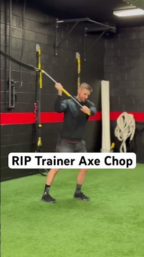 RIP Trainer Axe Chop: Build Core Power, Rotational Strength & Shoulder Control! 💥 #TrAkAthletics