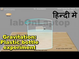 NCERT Class 9th - Activity 10.4 | Gravitation | Experiment with Plastic Bottle | labOnLaptop