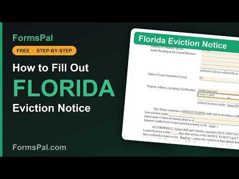 How to Fill Out a Florida Eviction Notice (Free Template, Step by Step)