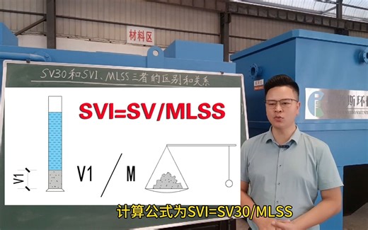一体化污水处理设备.污水处理中SV30和SVI MLSS三者的区别和关系