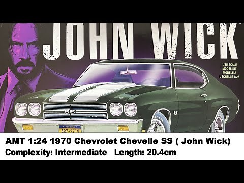 AMT 1:25 1970 Chevrolet Chevelle SS (John Wick) Kit Review