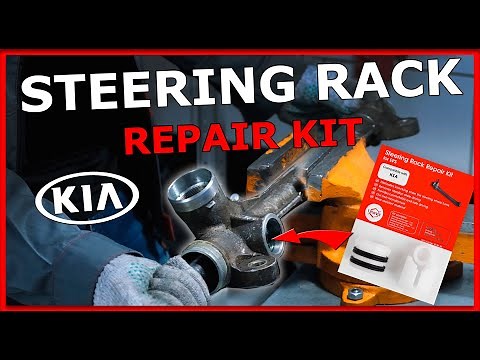 How to Install Steering Rack Repair Kit BUSHINGS REPLACEMENT | KIA Ceed 2 JD | Plastic Auto