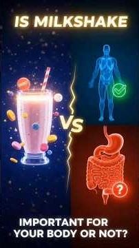 "What Happens When You Drink a Milkshake? 😱 Shocking Body Journey Inside!"