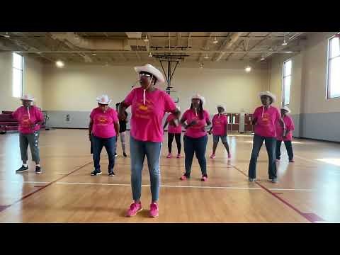 The Cowboy Slide Line Dance (Jeter Jones) - ☀️Sunshine Line Dancers☀️
