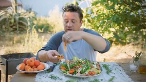 15 reactions | Have a flavor explosion with Jamie Oliver's Grilled Apricot salad! Watch the video to learn how to make this easy but so delicious salad. Watch Jamie Cooks Italy every Saturday at 10 PM on Metro Channel for more recipes! | Metro Channel | Facebook