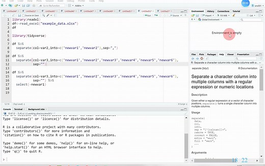 R语言数据处理小技巧~将某一列根据特定的分隔符进行拆分