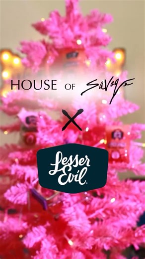 House of Savage™ ❤️‍🔥 on Instagram: "Snack icons, but make them ornaments @lesserevilsnacks — tree stayed fed this year 🤤🍽️🎄"