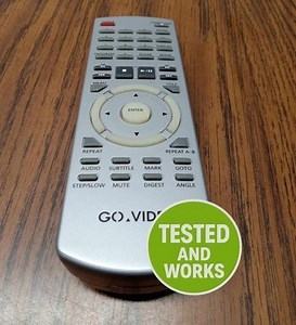 Genuine Go Video DVP-850 DVP850-B DVD/CD player Remote Control | eBay