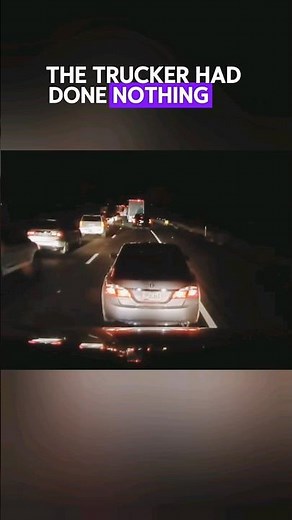Instant Karma For Brake-Checking A Semi Truck
