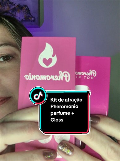 Dando uma forcinha para minha filha solteira! kit de Perfume mais gloss. Gloss Plump Pheromonio. Uma fragrância marcante e docinha., e o gloss aumenta o volume da boca.#perfume #pheromonio #feromonio #gloss #atracao