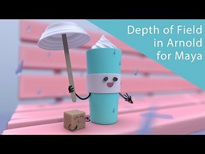 Render Depth of Field in Maya using Arnold